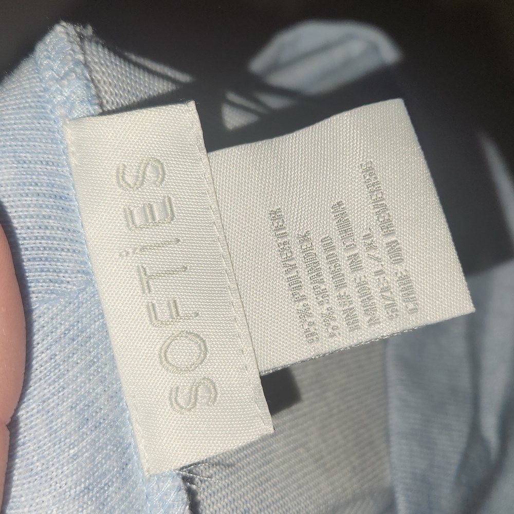 Softies 36" cowl neck dream lounger sky blue size L/XL - Picture 11 of 12